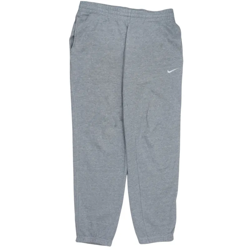 Nike Light Grey Joggers Men’s Small Embroidered Swoosh Elasticated Waist Cuffed Sweatpants sold by Vintage Club