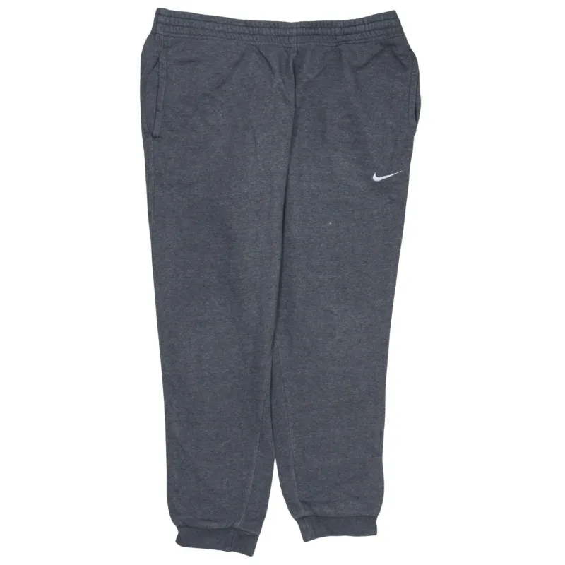 Nike Dark Grey Joggers Men’s XLarge Embroidered Swoosh Elastic Waist Cuffed Sweatpants sold by Vintage Club