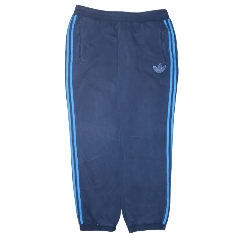 Adidas Navy Blue Joggers Men’s XLarge Trefoil Logo Three Stripe Cuffed Sweatpants sold by Vintage Club