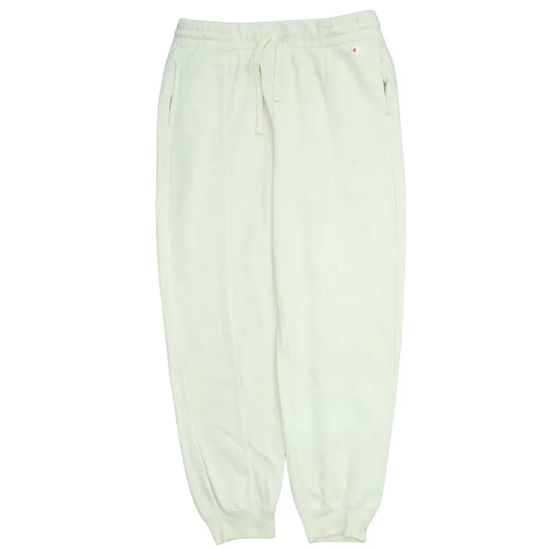 Champion Cream Joggers Men’s XXLarge Elastic Waist Embroidered C Logo Fleece Sweatpants sold by Vintage Club
