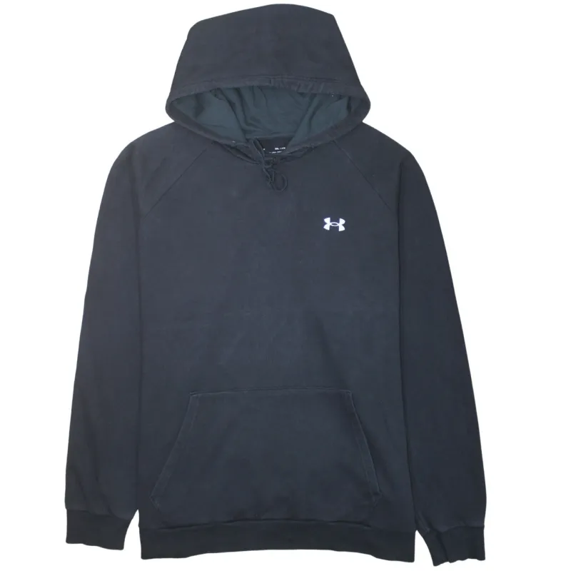 Under Armour Black Hoodie Women’s 3XL Embroidered Chest Logo Front Pocket Pullover Sweatshirt made by Under Armour