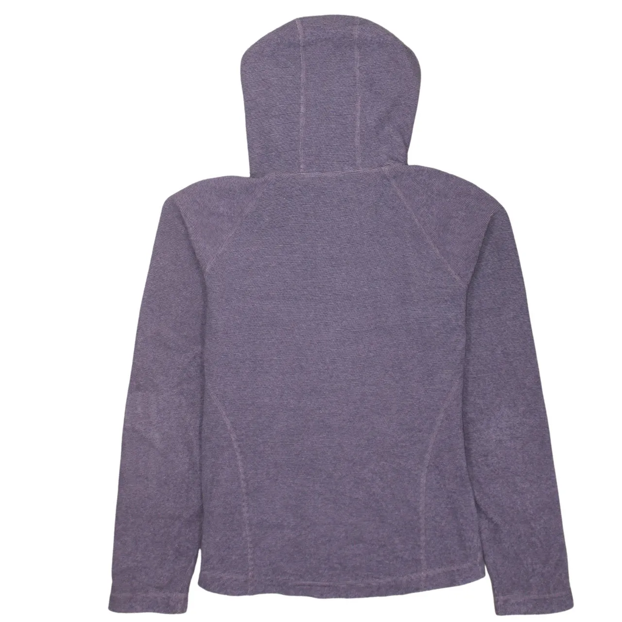 The North Face Purple Full Zip Hoodie Women’s Small Embroidered Chest Logo Fleece Jacket sold by Vintage Club product image thumbnail 2