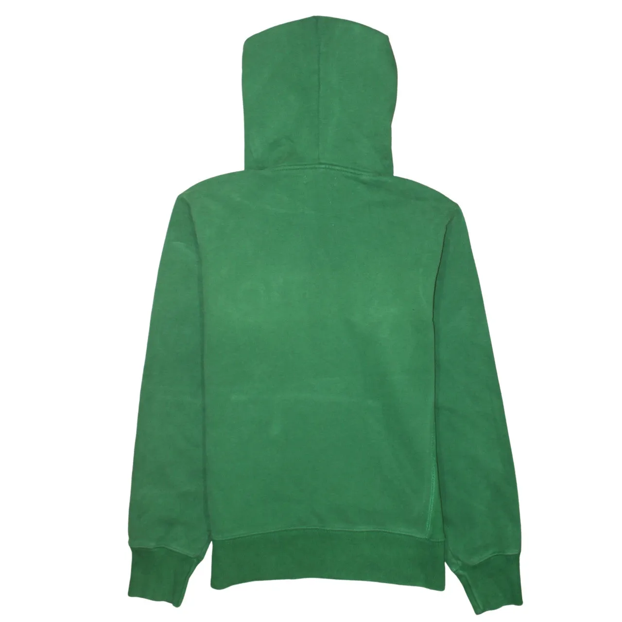 Nautica Green Hoodie Men’s Medium Rope Drawstring Embroidered Logo Front Pocket Sweatshirt sold by Vintage Club product image thumbnail 2