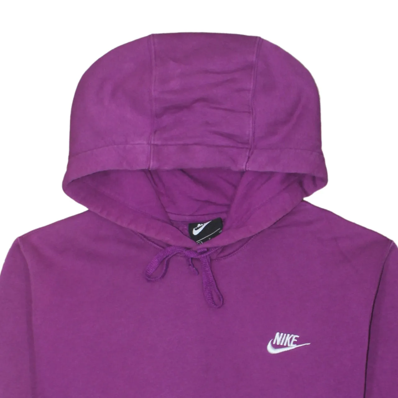 Nike Purple Hoodie Men's Small Embroidered Swoosh Logo Front Pocket Pullover Sweatshirt sold by Vintage Club product image thumbnail 3