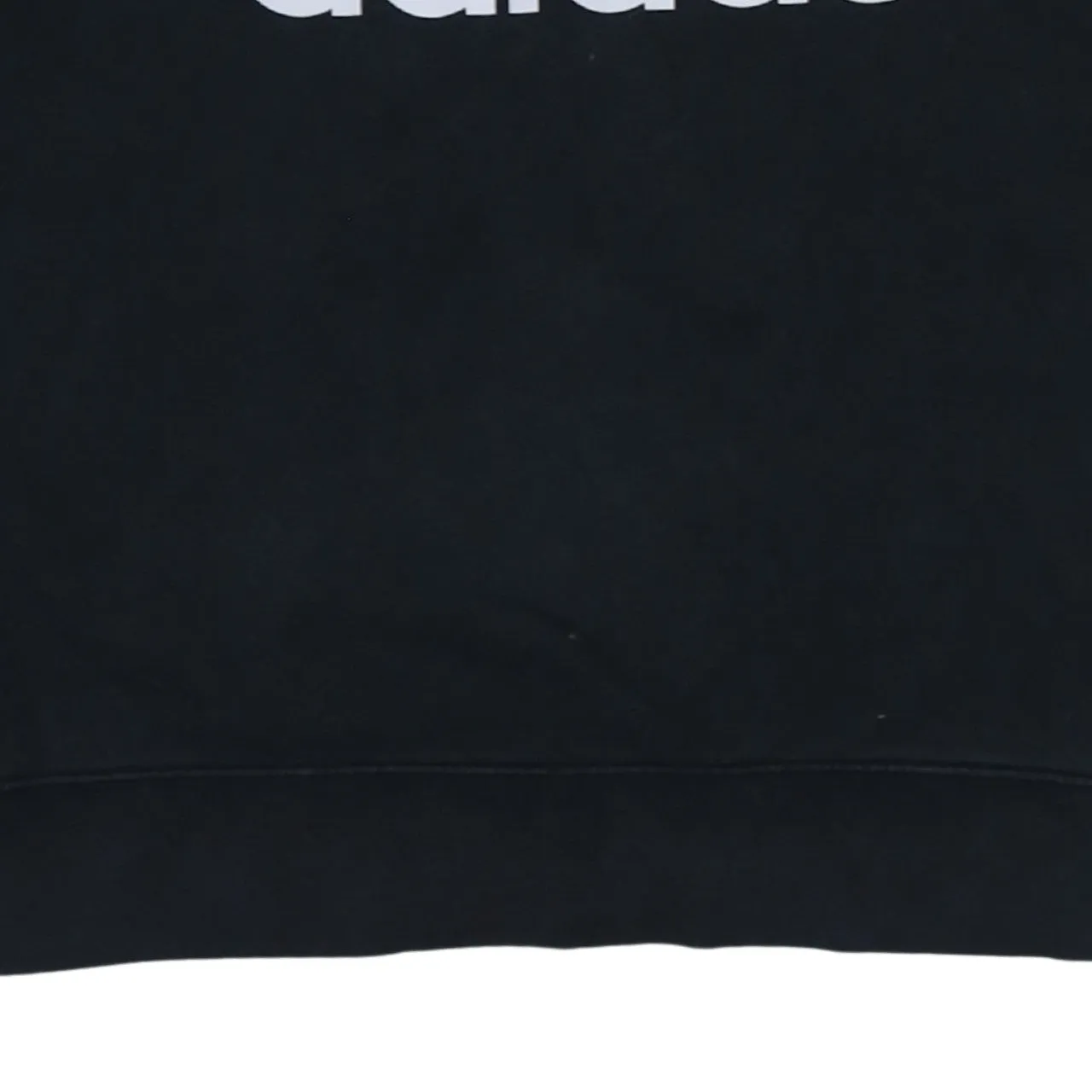 Adidas Black Sweatshirt Women’s Large Trefoil Printed Logo Crewneck Pullover Top sold by Vintage Club product image thumbnail 4