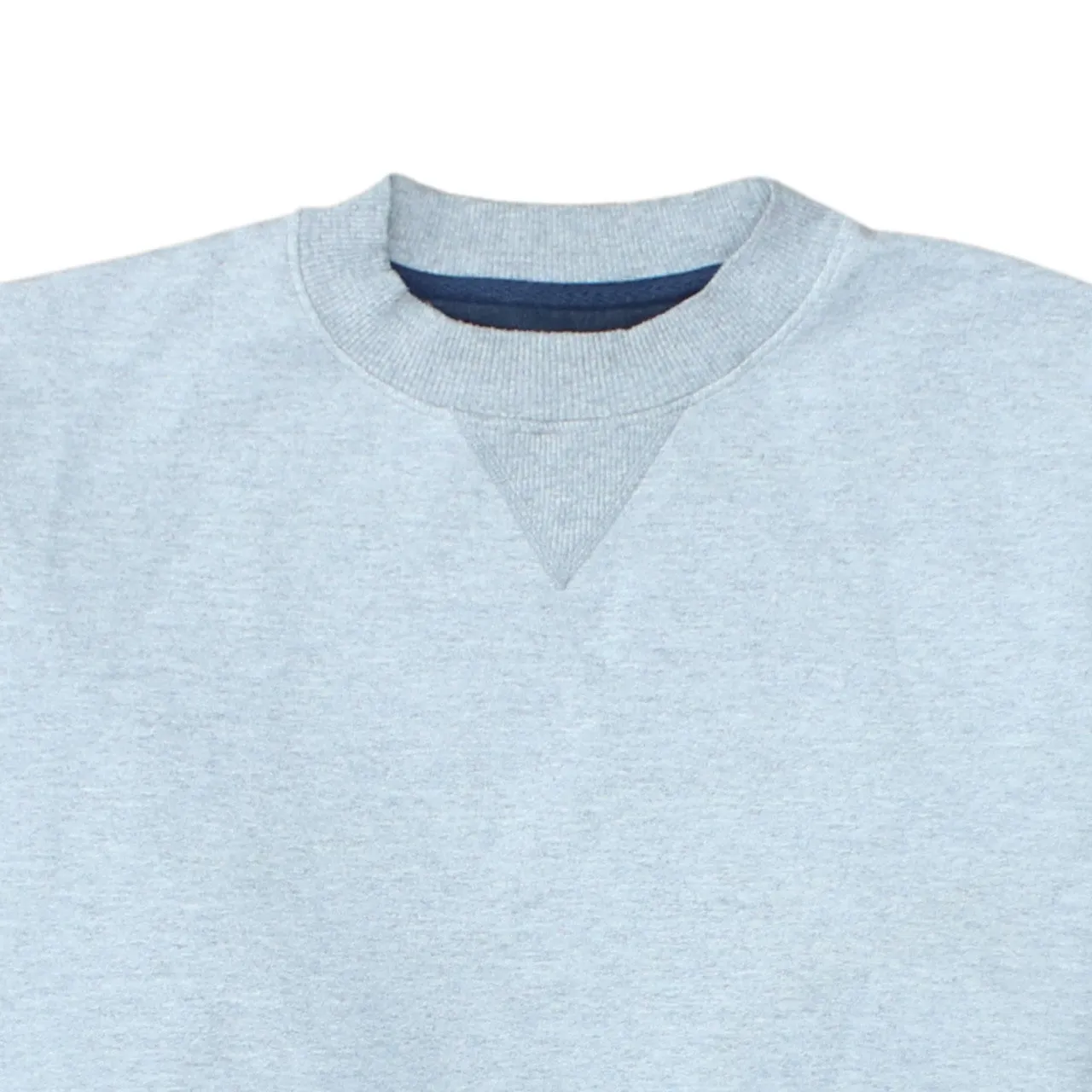 Champion Light Grey Sweatshirt Men's Small Embroidered C Logo Ribbed Crewneck Pullover Fleece Top sold by Vintage Club product image thumbnail 3