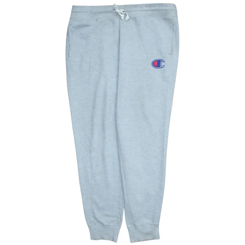Champion Light Grey Joggers Men’s XLarge Embroidered C Logo Drawstring Cuffed Sweatpants sold by Vintage Club
