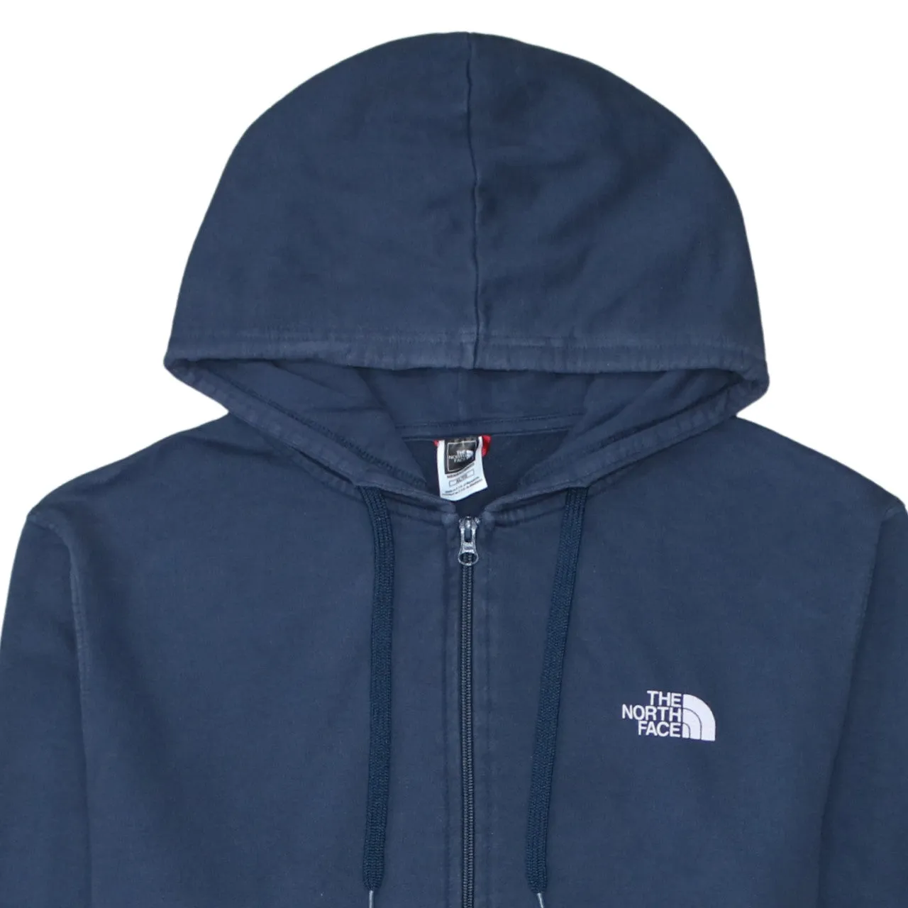 The North Face Navy Blue Full Zip Hoodie Men's XLarge Embroidered Logo Pockets Sweatshirt sold by Vintage Club product image thumbnail 3
