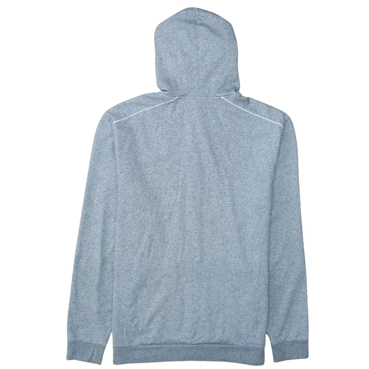 HUGO BOSS Light Grey Zip Hoodie Women’s XLarge Printed Chest Logo Drawstring Hood Casual Top sold by Vintage Club product image thumbnail 2
