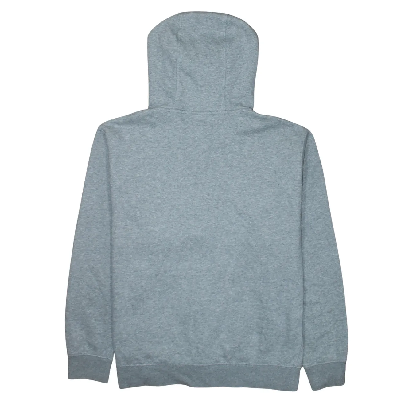 Nike Grey Full Zip Hoodie Men’s XLarge Printed Swoosh Logo Split Pocket Sweatshirt sold by Vintage Club product image thumbnail 2