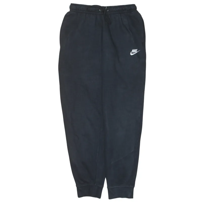 Nike Black Joggers Sweatpants Men’s Small Embroidered Swoosh Logo Elastic Cuffs Loungewear made by Nike