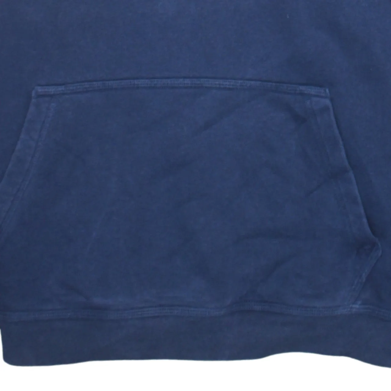 Nike Navy Blue Hoodie Women’s Large Embroidered Swoosh Logo Front Pouch Pullover Sweatshirt sold by Vintage Club product image thumbnail 4