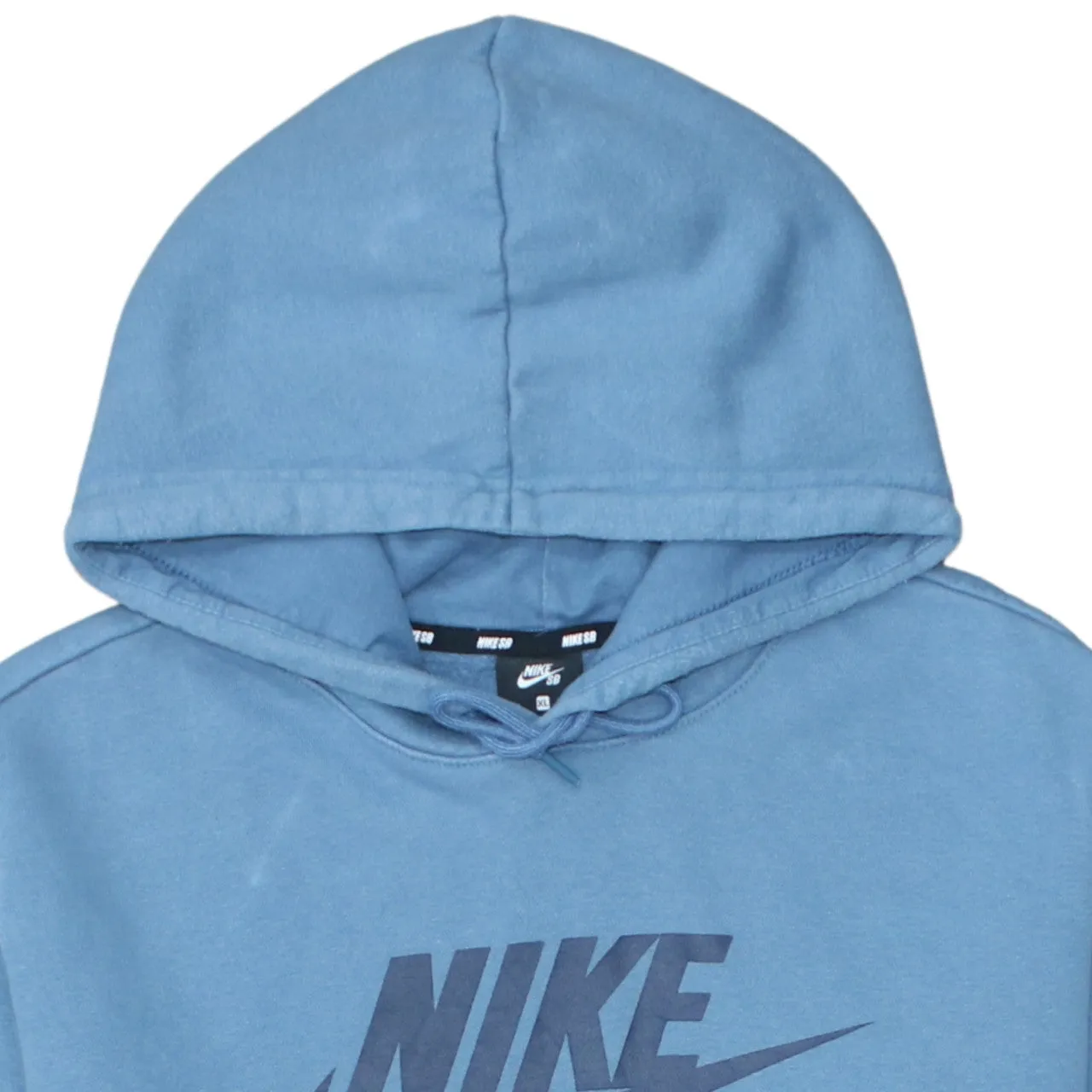 Nike Blue Hoodie Women’s XLarge Printed Nike SB Logo Front Pouch Pullover Sweatshirt sold by Vintage Club product image thumbnail 3