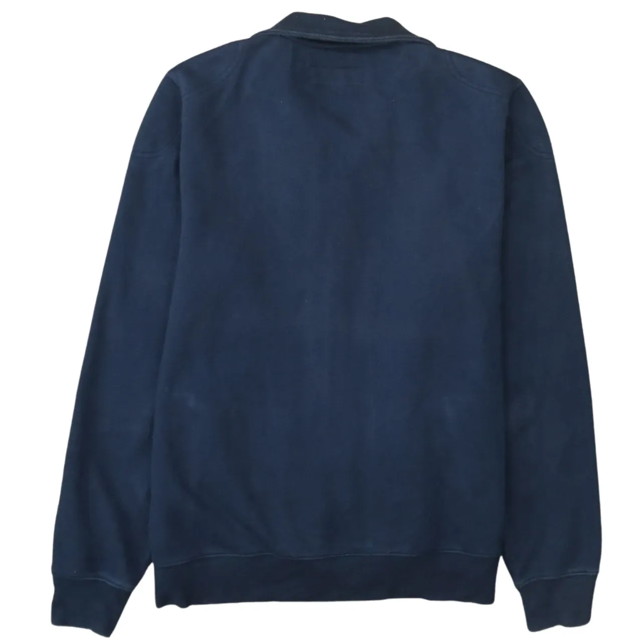 Barbour Navy Blue Full Zip Sweatshirt Women’s Large Embroidered Chest Logo Fleece Lining Jacket sold by Vintage Club product image thumbnail 2