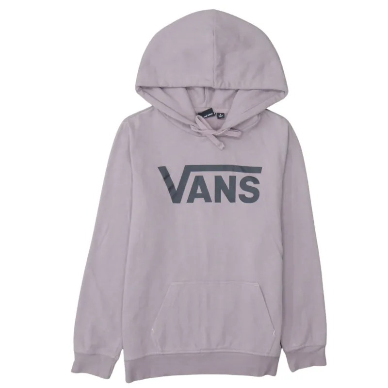 Vans Lavender Purple Hoodie Men's Small Printed Logo Front Pouch Pullover Sweatshirt sold by Vintage Club