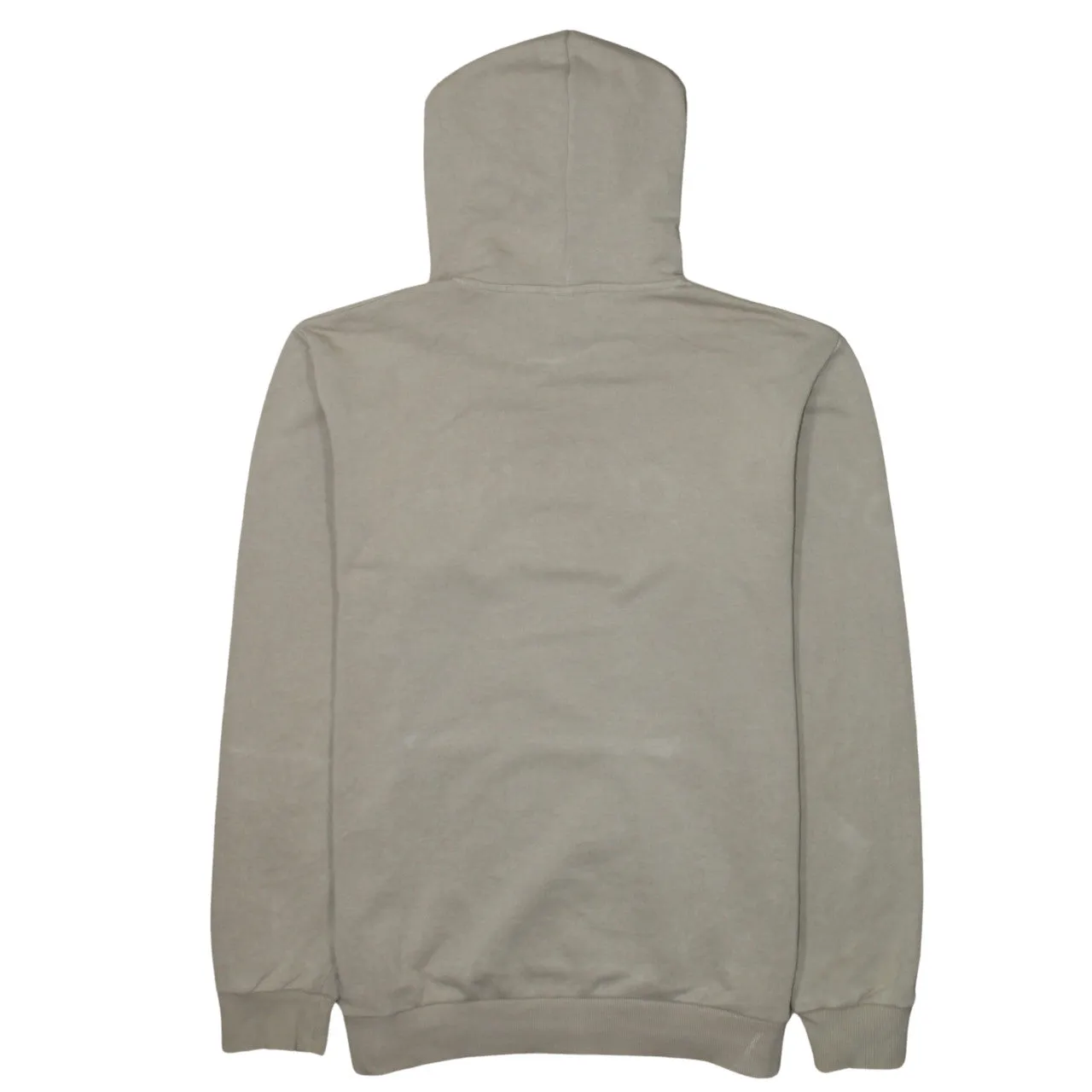 Adidas Beige Cream Hoodie Men's Medium Embroidered Logo Front Pocket Pullover Sweatshirt sold by Vintage Club product image thumbnail 2