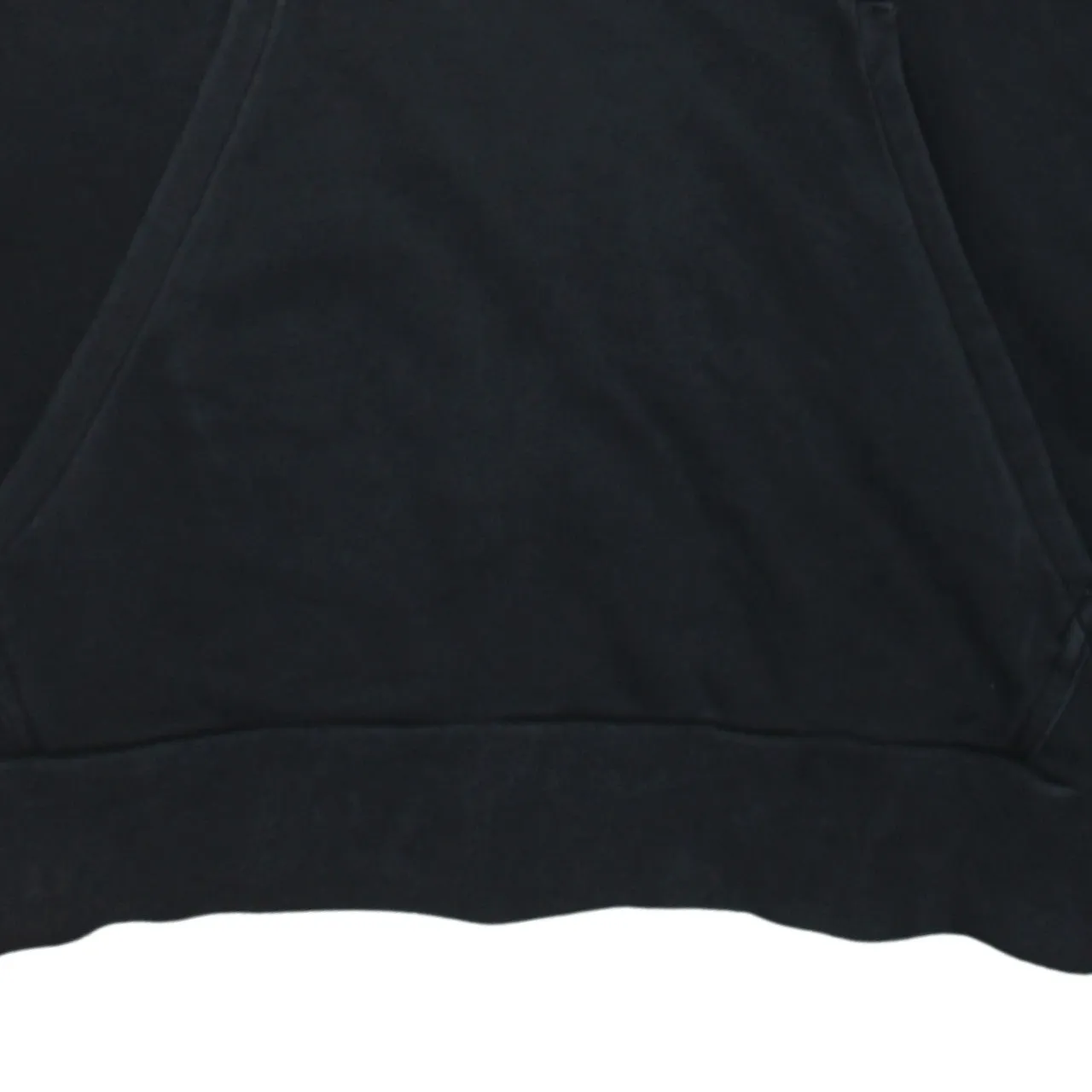 Adidas Black Hoodie Women’s XLarge Printed Big Logo Front Pouch Pullover Sweatshirt sold by Vintage Club product image thumbnail 4