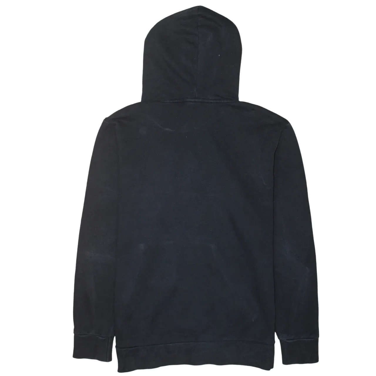 Adidas Black Hoodie Women’s XLarge Printed Big Logo Front Pouch Pullover Sweatshirt sold by Vintage Club product image thumbnail 2