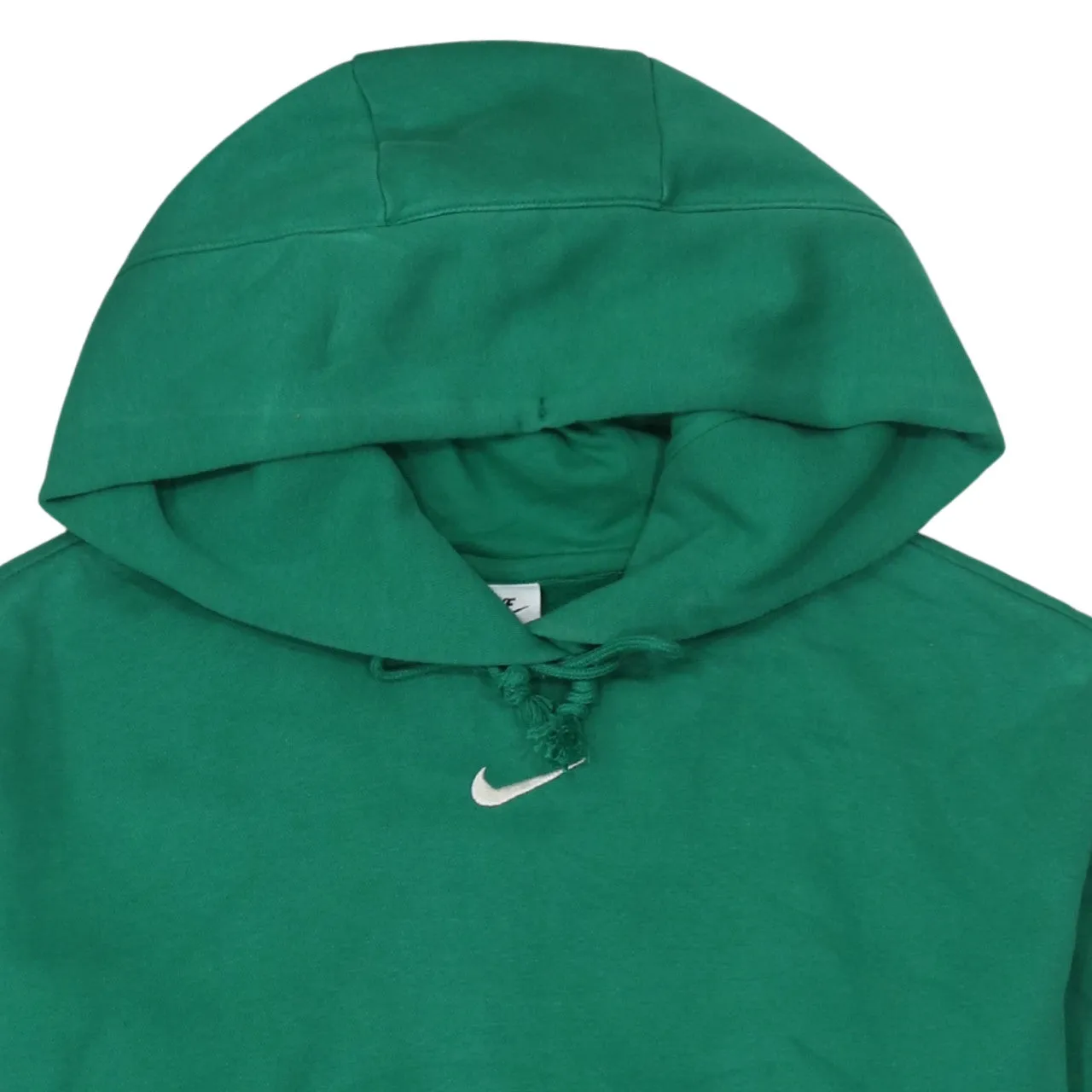 Nike Green Hoodie Men's Small Embroidered Swoosh Front Pocket Pullover Sweatshirt sold by Vintage Club product image thumbnail 3