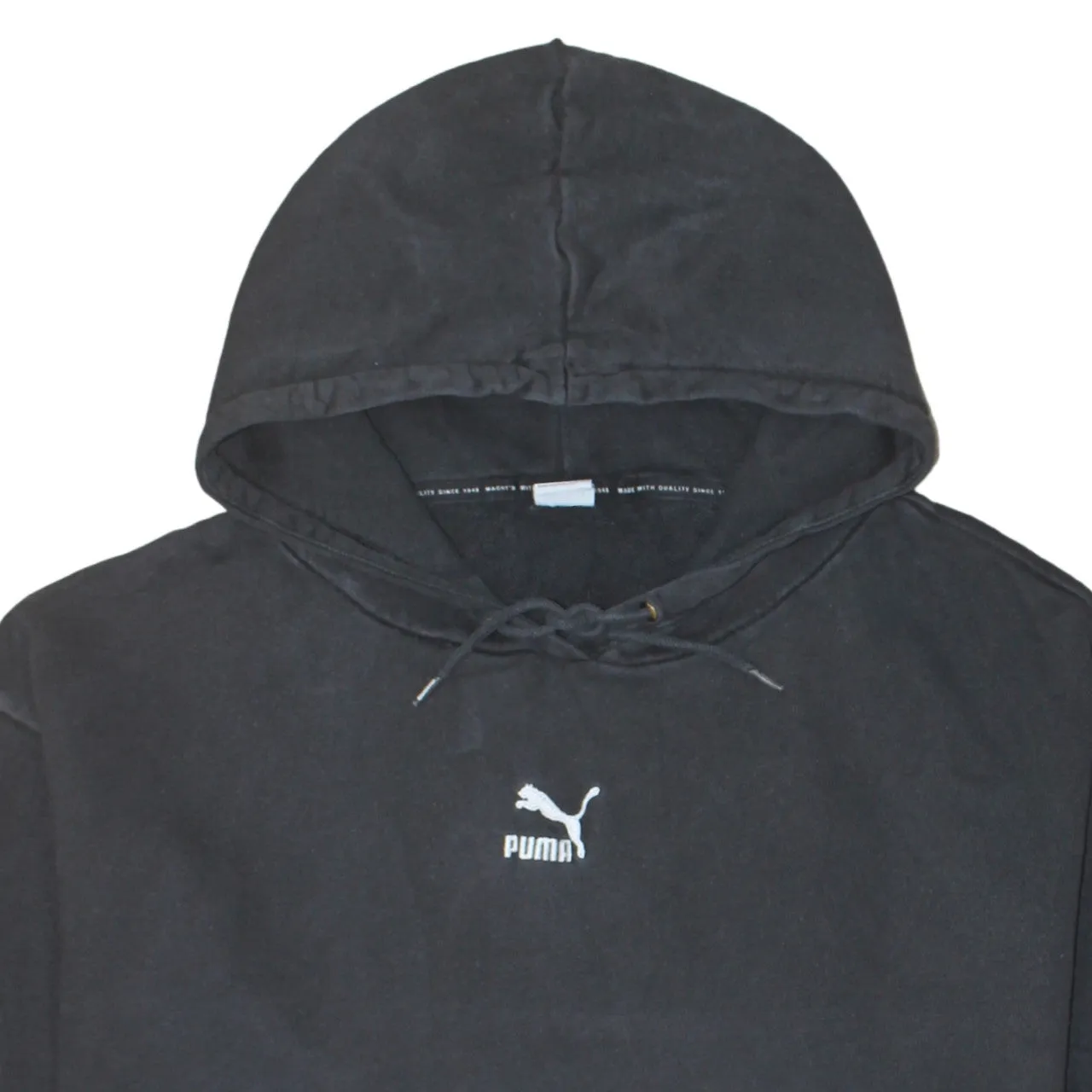 Puma Faded Black Hoodie Men’s XLarge Embroidered Chest Logo Front Pocket Pullover Sweatshirt sold by Vintage Club product image thumbnail 3