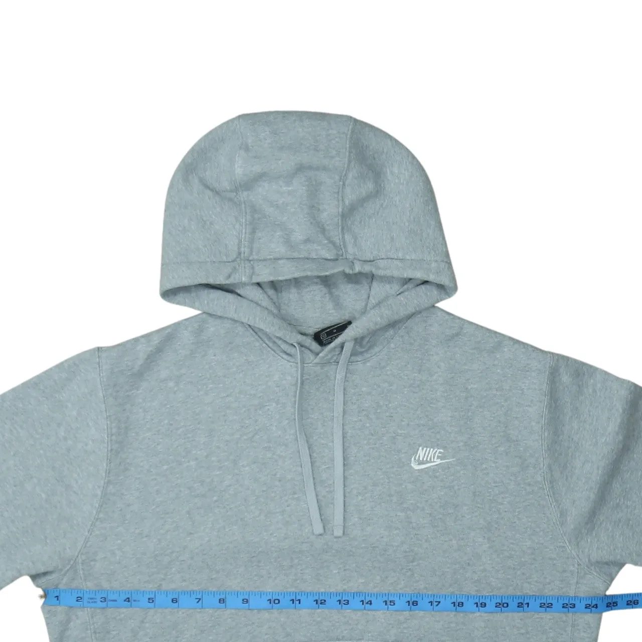 Nike Grey Hoodie Men’s Medium Embroidered Swoosh Logo Front Pocket Pullover Sweatshirt sold by Vintage Club product image thumbnail 5