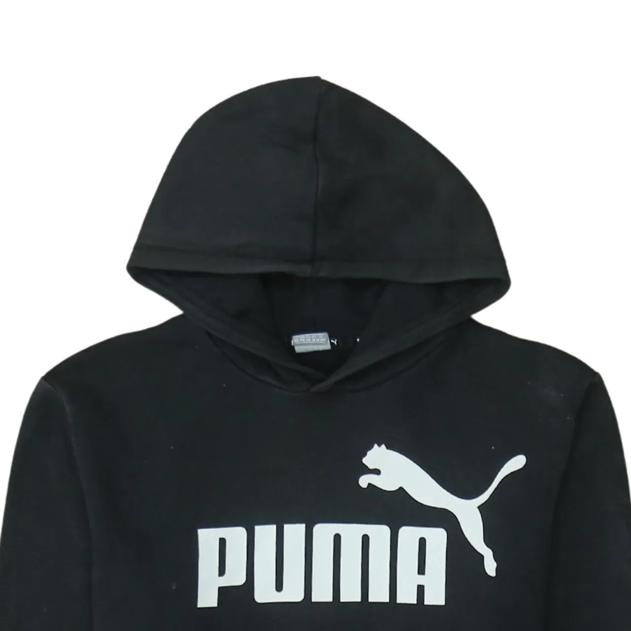 Puma Black Hoodie Women’s XXLarge Printed Logo Front Pocket Pullover Sweatshirt sold by Vintage Club product image thumbnail 3