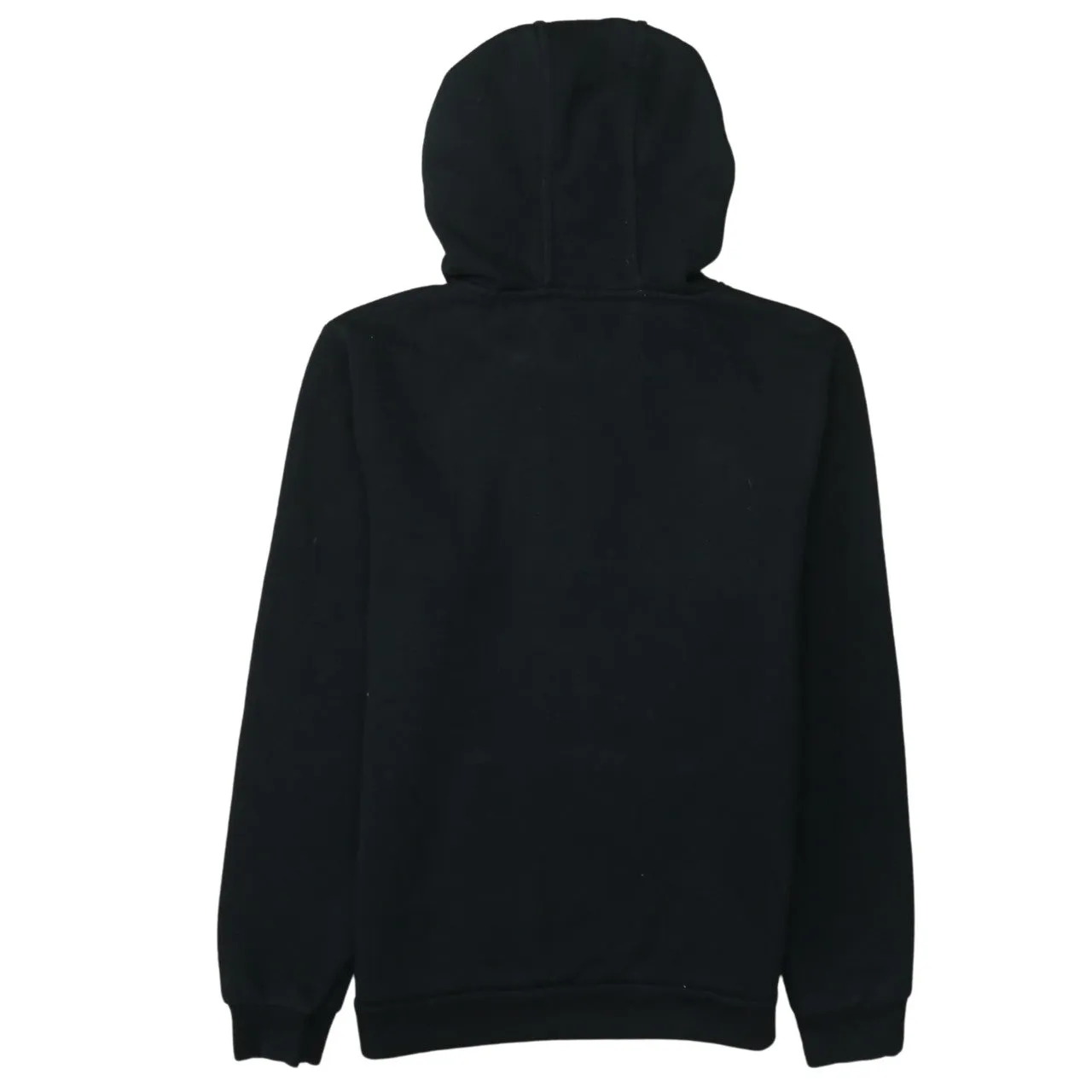 Kappa Black Hoodie Men's Small Embroidered Logos Trafford College Fleece Pullover Sweatshirt sold by Vintage Club product image thumbnail 2