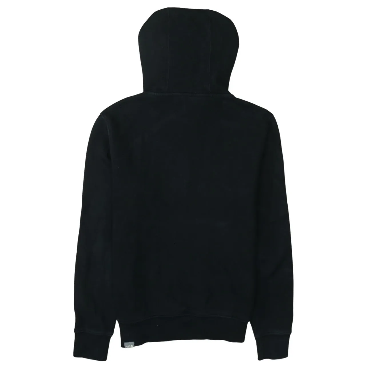 The North Face Black Hoodie Men's Small Printed Front Logo Drawstring Hood Pullover Sweatshirt sold by Vintage Club product image thumbnail 2