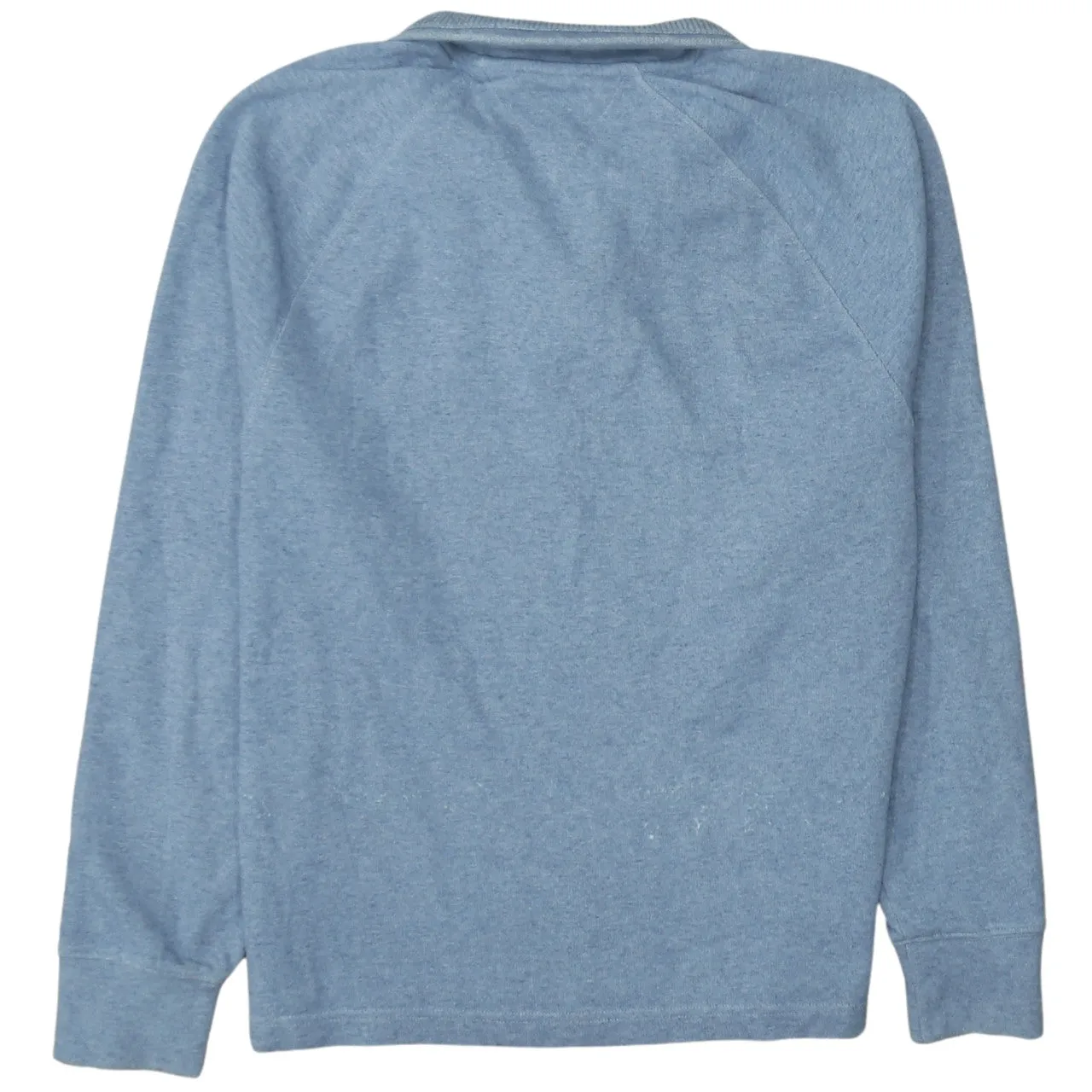 Tommy Hilfiger Light Blue Quarter Zip Sweatshirt Men's Large Embroidered Flag Logo Pullover Top sold by Vintage Club product image thumbnail 2