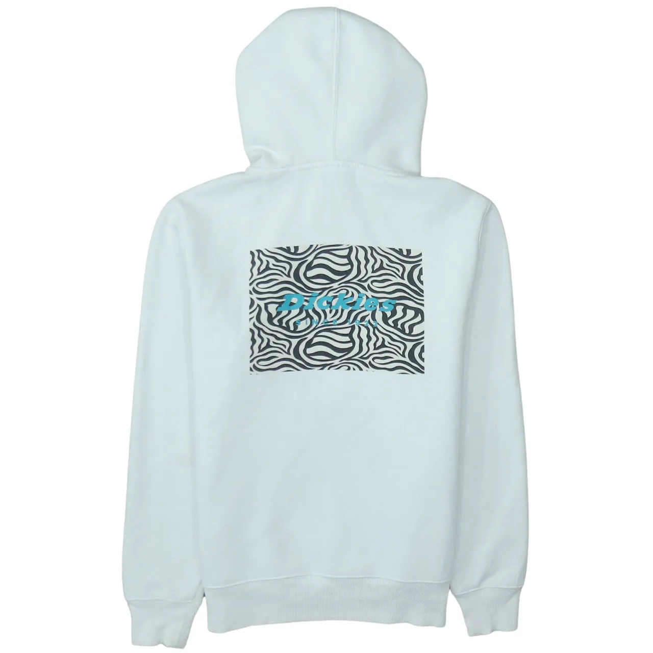 Dickies White Hoodie Men's Medium Printed Logo Back Graphic Pullover Sweatshirt sold by Vintage Club product image thumbnail 2