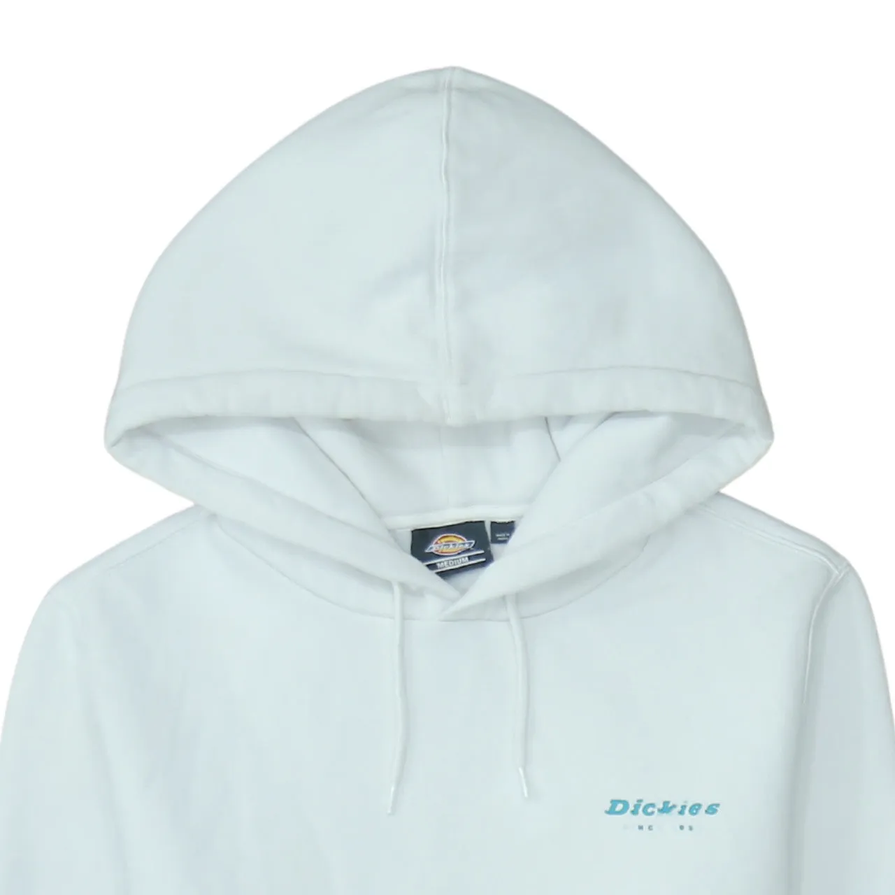 Dickies White Hoodie Men's Medium Printed Logo Back Graphic Pullover Sweatshirt sold by Vintage Club product image thumbnail 3