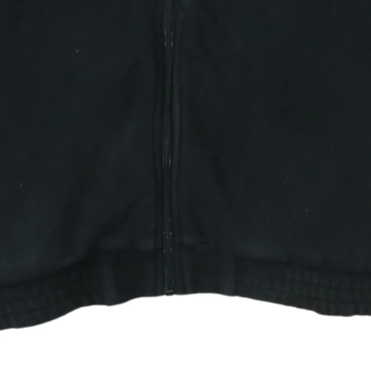 Adidas Black Full Zip Hoodie Women’s XLarge Embroidered Logos Three Stripe Sleeve Fleece Jacket sold by Vintage Club product image thumbnail 4