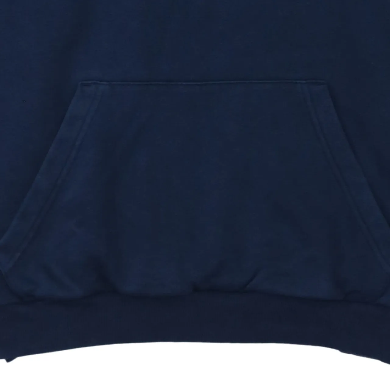 Adidas Navy Blue Hoodie Men's Large Trefoil Sleeve Print Embroidered Chest Logo Sweatshirt sold by Vintage Club product image thumbnail 4