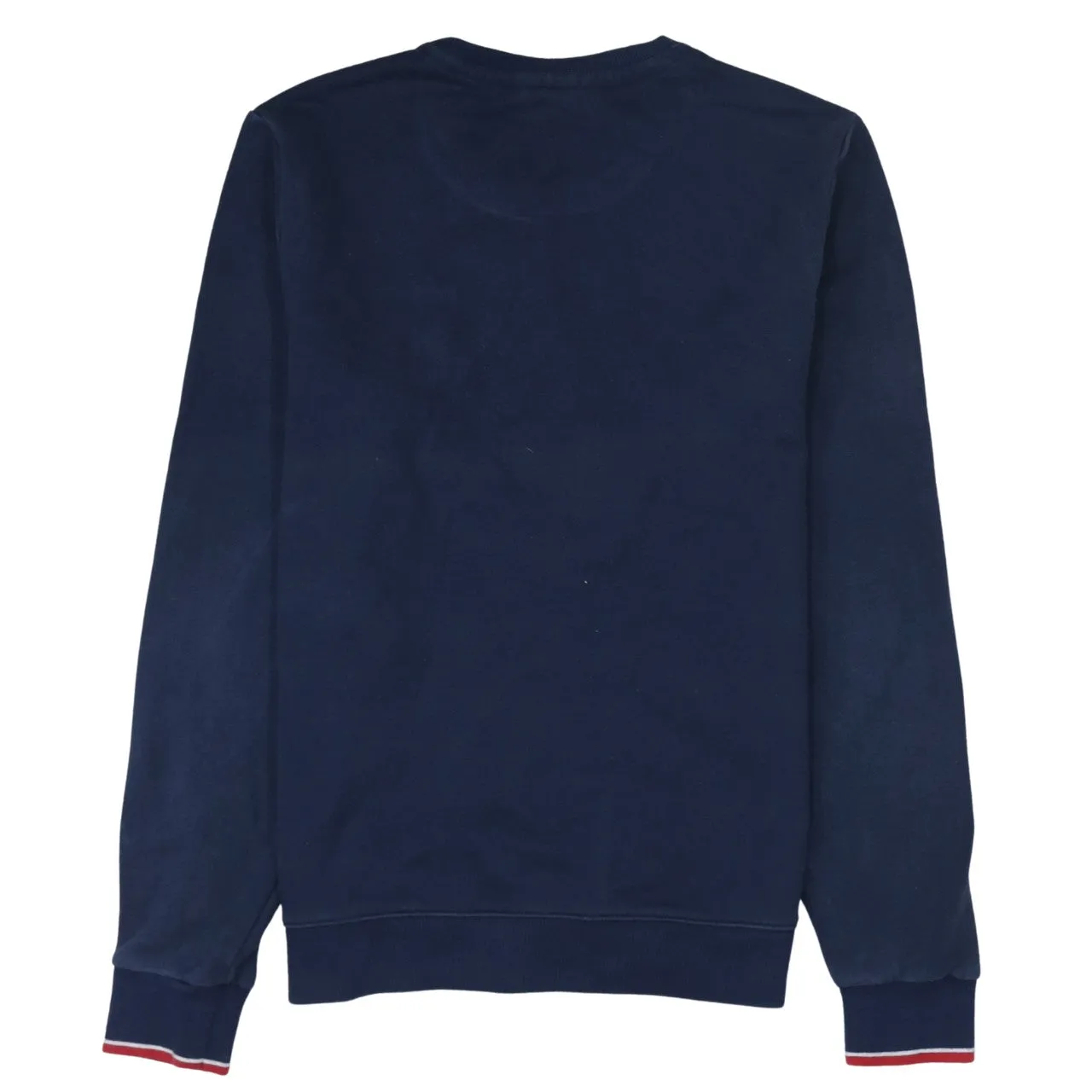 Fila Navy Blue Sweatshirt Men's Medium Embroidered Chest Logo Ribbed Cuffs Crewneck Pullover sold by Vintage Club product image thumbnail 2