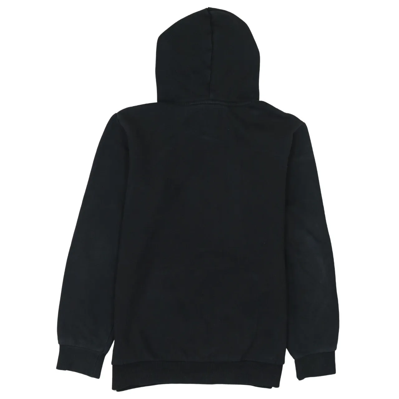 Puma Black Hoodie Men's Small Printed Logo Drawstring Hood Front Pouch Pullover Sweatshirt sold by Vintage Club product image thumbnail 2
