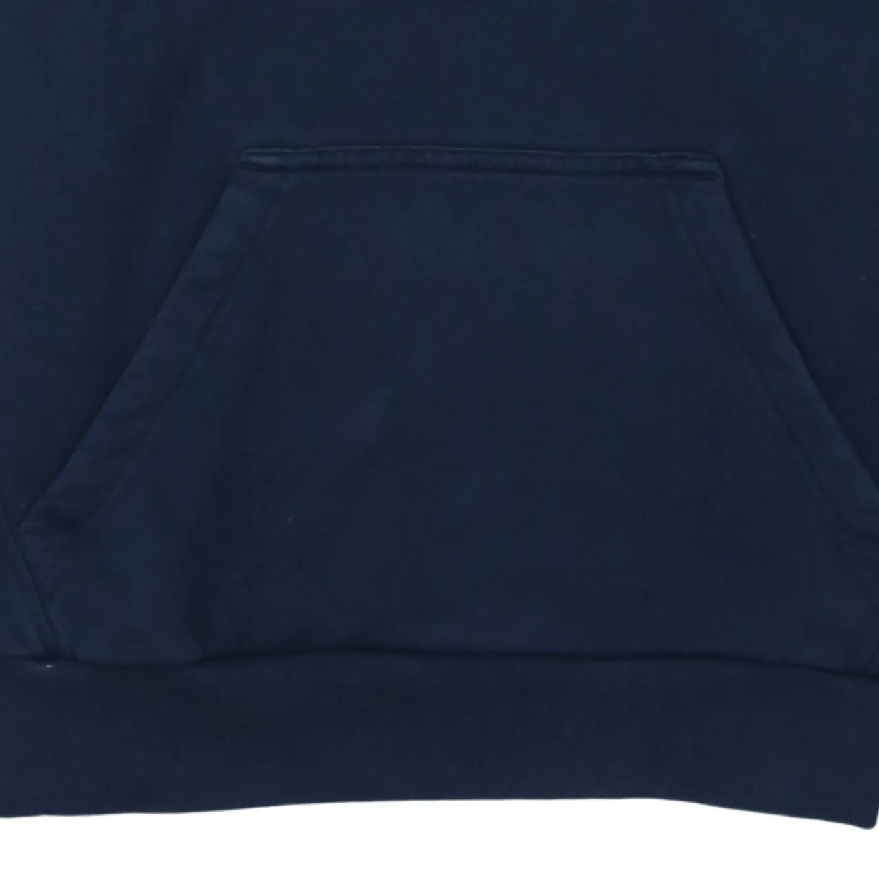 Adidas Navy Blue Hoodie Men's Small Three Stripe Sleeves Embroidered Logo Pullover Sweatshirt sold by Vintage Club product image thumbnail 4