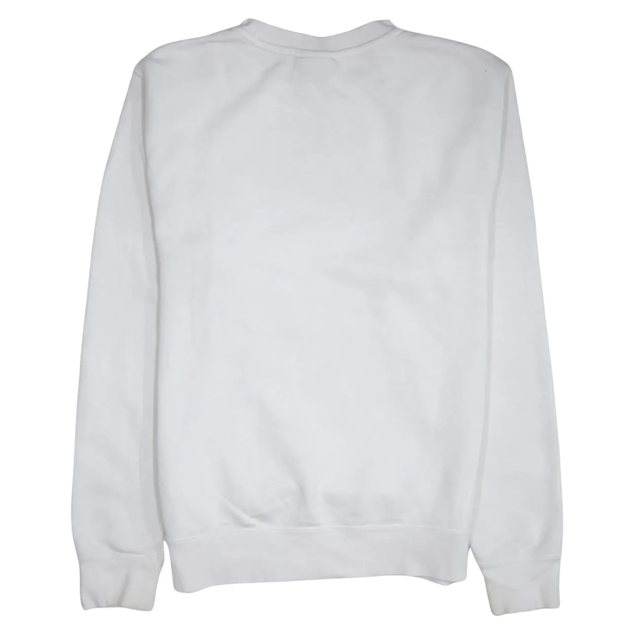 Nike White Sweatshirt Men's XSmall Embroidered Swoosh Logo Crewneck Pullover Fleece Top sold by Vintage Club product image thumbnail 2