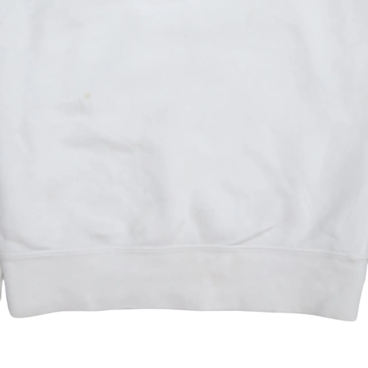 Nike White Sweatshirt Men's XSmall Embroidered Swoosh Logo Crewneck Pullover Fleece Top sold by Vintage Club product image thumbnail 4