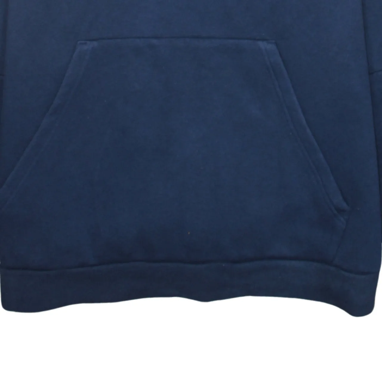 Adidas Navy Blue Hoodie Women’s XXL Embroidered Chest Logo Three Stripe Sleeves Pullover Sweatshirt sold by Vintage Club product image thumbnail 4