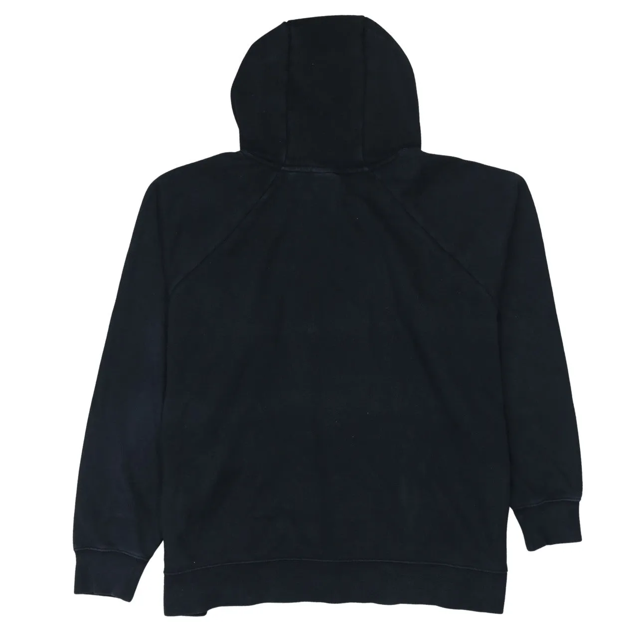 Nike Black Hoodie Women's XXLarge Printed Swoosh Text Front Slip Pockets Pullover Sweatshirt sold by Vintage Club product image thumbnail 2