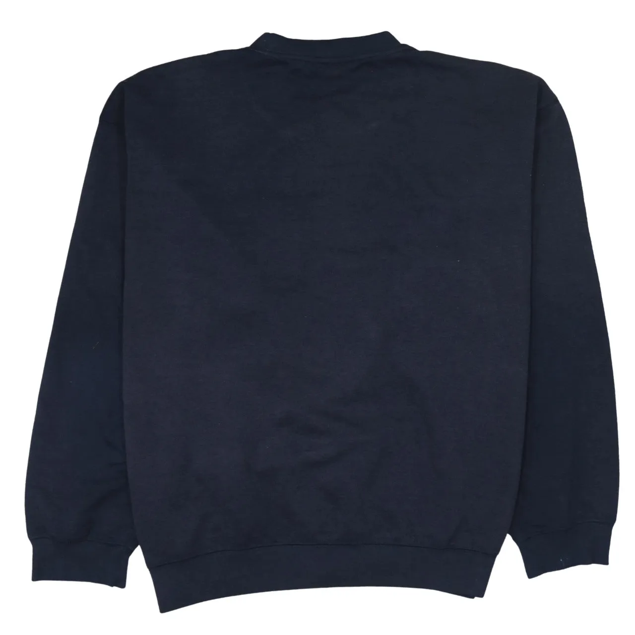 Reebok Navy Blue Sweatshirt Women’s XXLarge Embroidered Logo Crewneck Pullover Fleece Top sold by Vintage Club product image thumbnail 2