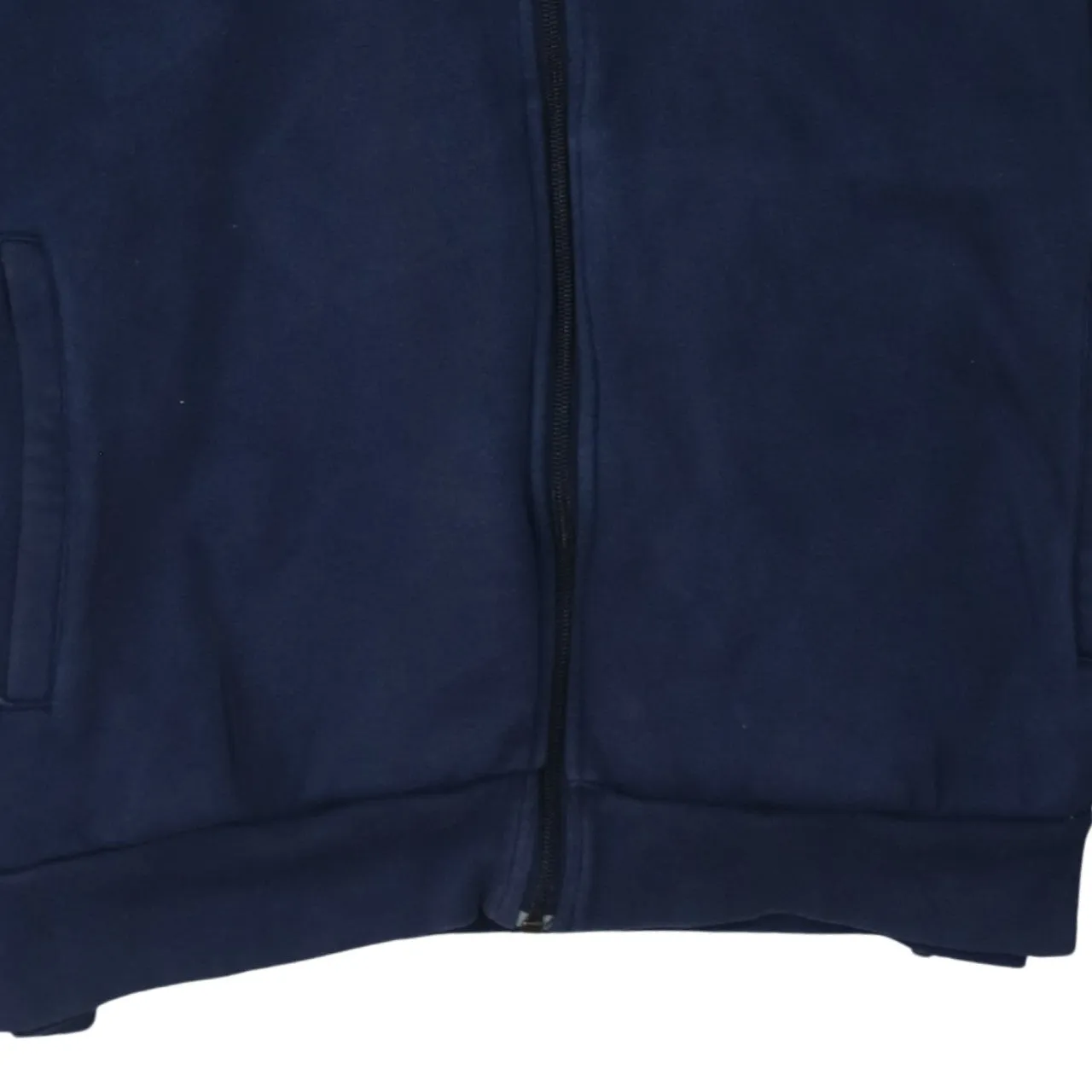 Adidas Navy Blue Hoodie Women’s XLarge Full Zip Three Stripe Sleeves Embroidered Logo Top sold by Vintage Club product image thumbnail 4