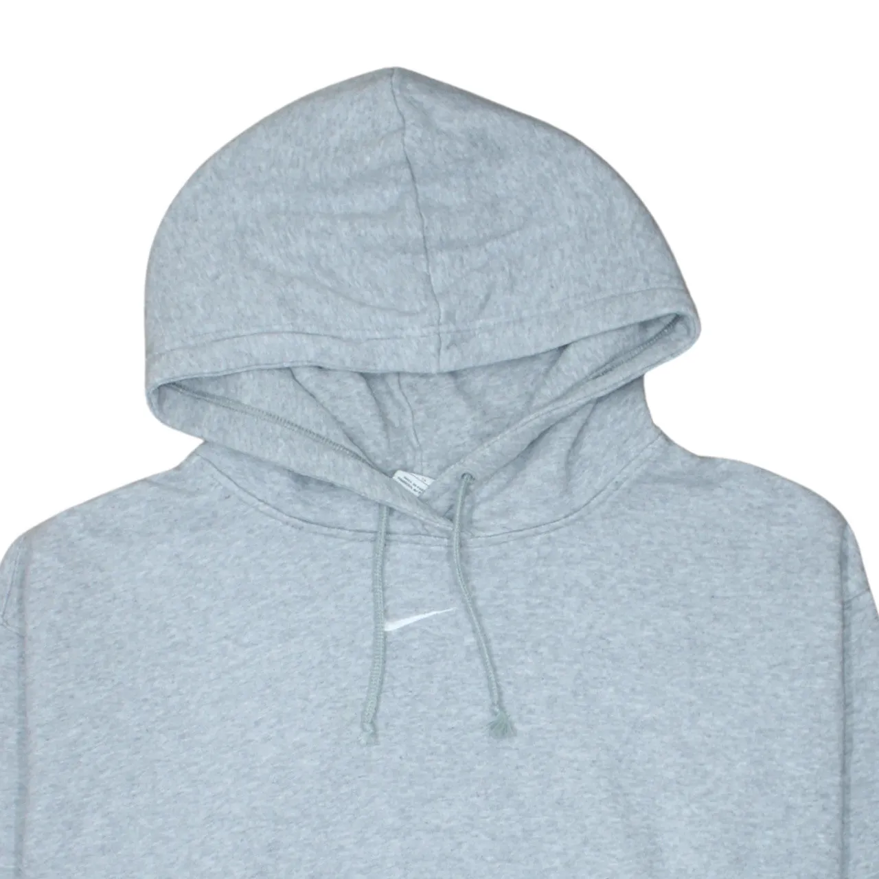 Nike Grey Hoodie Men’s XLarge Small Swoosh Embroidered Logo Pullover Sweatshirt sold by Vintage Club product image thumbnail 3