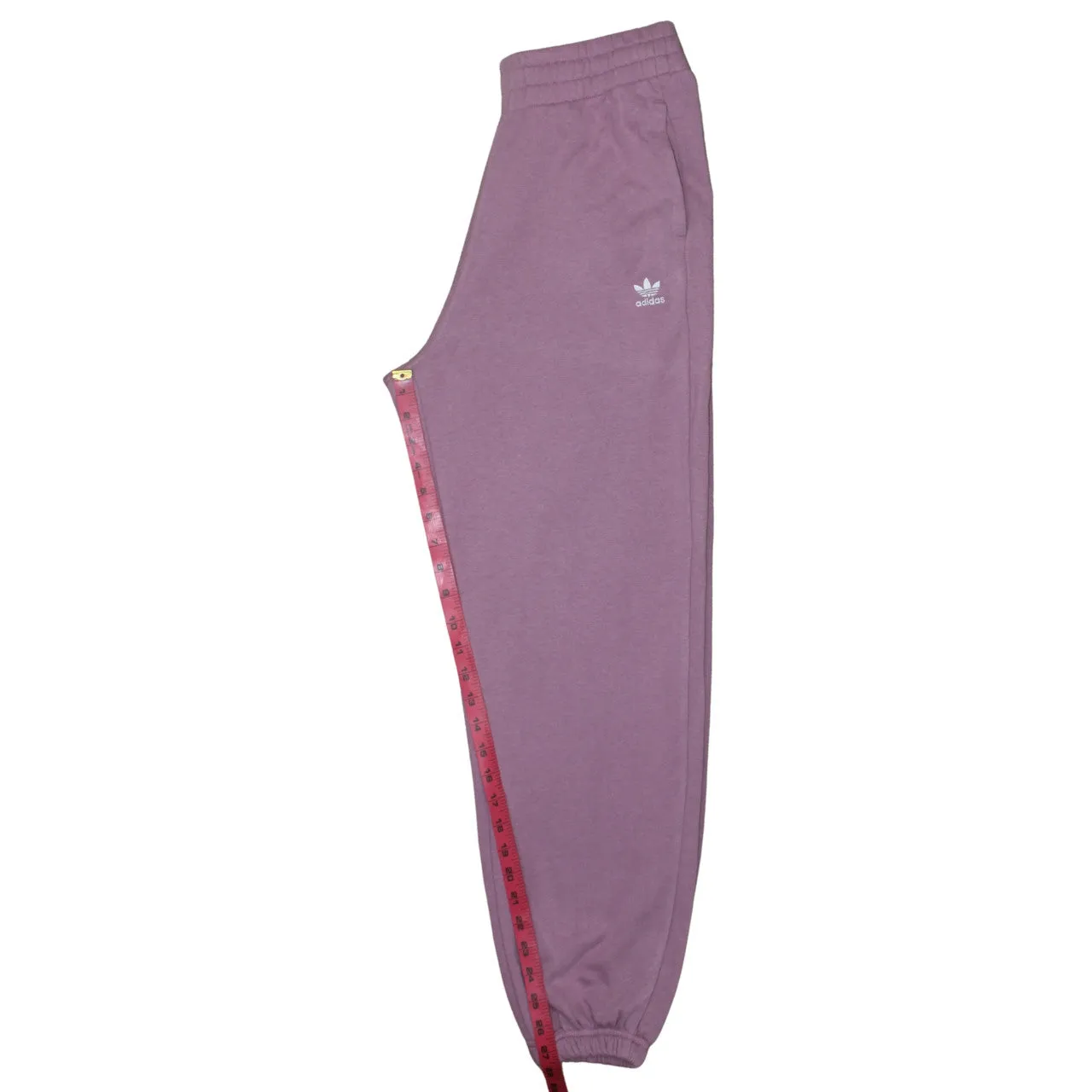 Adidas Mauve Pink Joggers Women’s Small Embroidered Trefoil Logo Elastic Cuffs Sweatpants sold by Vintage Club product image thumbnail 5