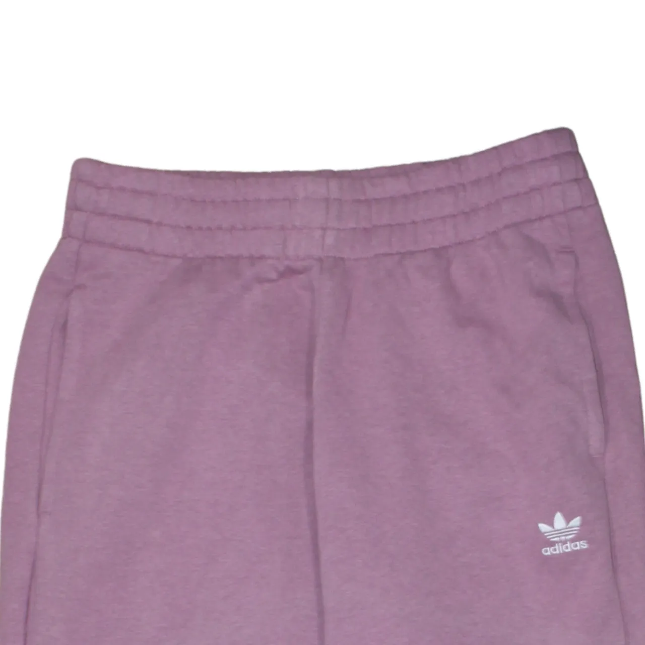 Adidas Mauve Pink Joggers Women’s Small Embroidered Trefoil Logo Elastic Cuffs Sweatpants sold by Vintage Club product image thumbnail 3