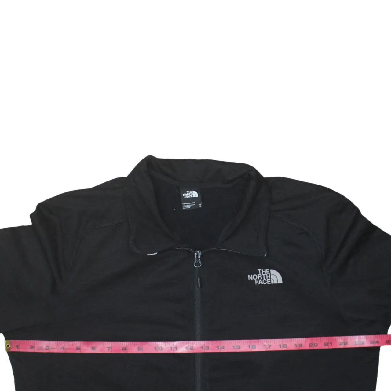 The North Face Black Full Zip Jacket Men's XLarge Embroidered Chest Back Logo Pockets Outerwear sold by Vintage Club product image thumbnail 5