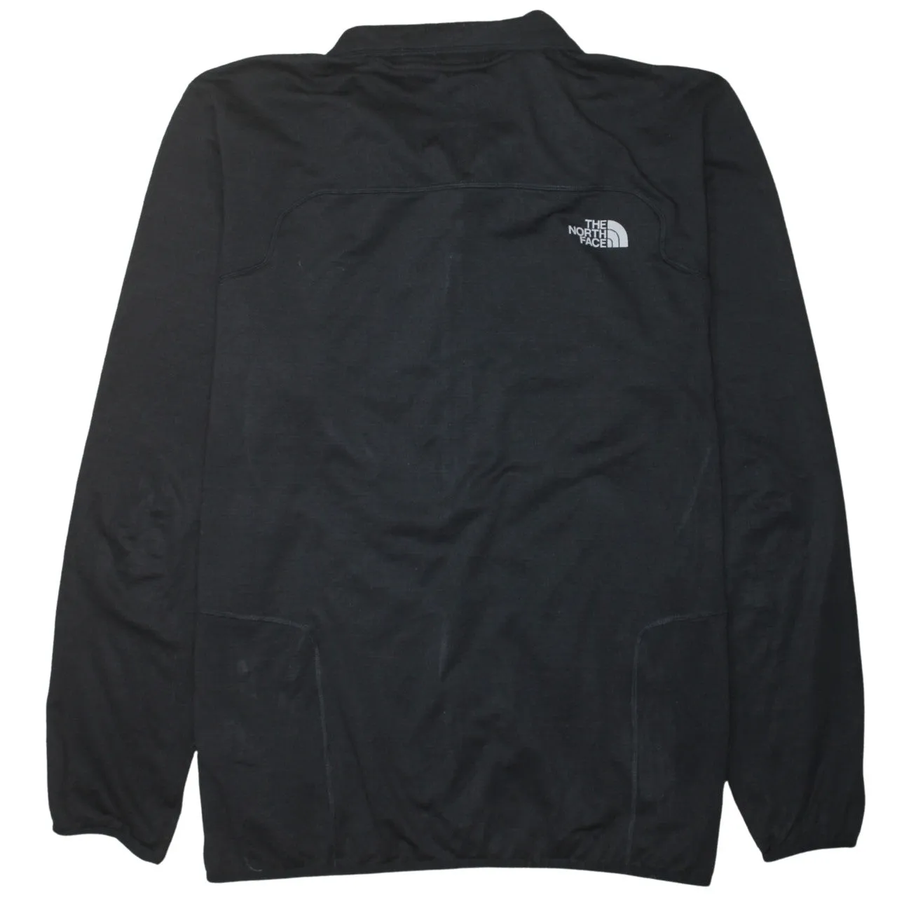 The North Face Black Full Zip Jacket Men's XLarge Embroidered Chest Back Logo Pockets Outerwear sold by Vintage Club product image thumbnail 2
