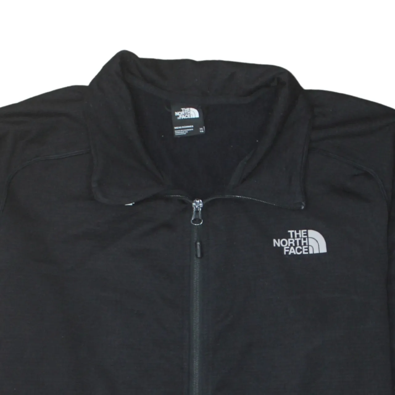 The North Face Black Full Zip Jacket Men's XLarge Embroidered Chest Back Logo Pockets Outerwear sold by Vintage Club product image thumbnail 3