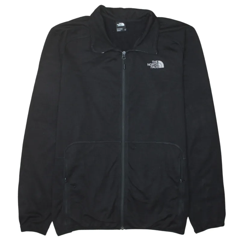 The North Face Black Full Zip Jacket Men's XLarge Embroidered Chest Back Logo Pockets Outerwear sold by Vintage Club