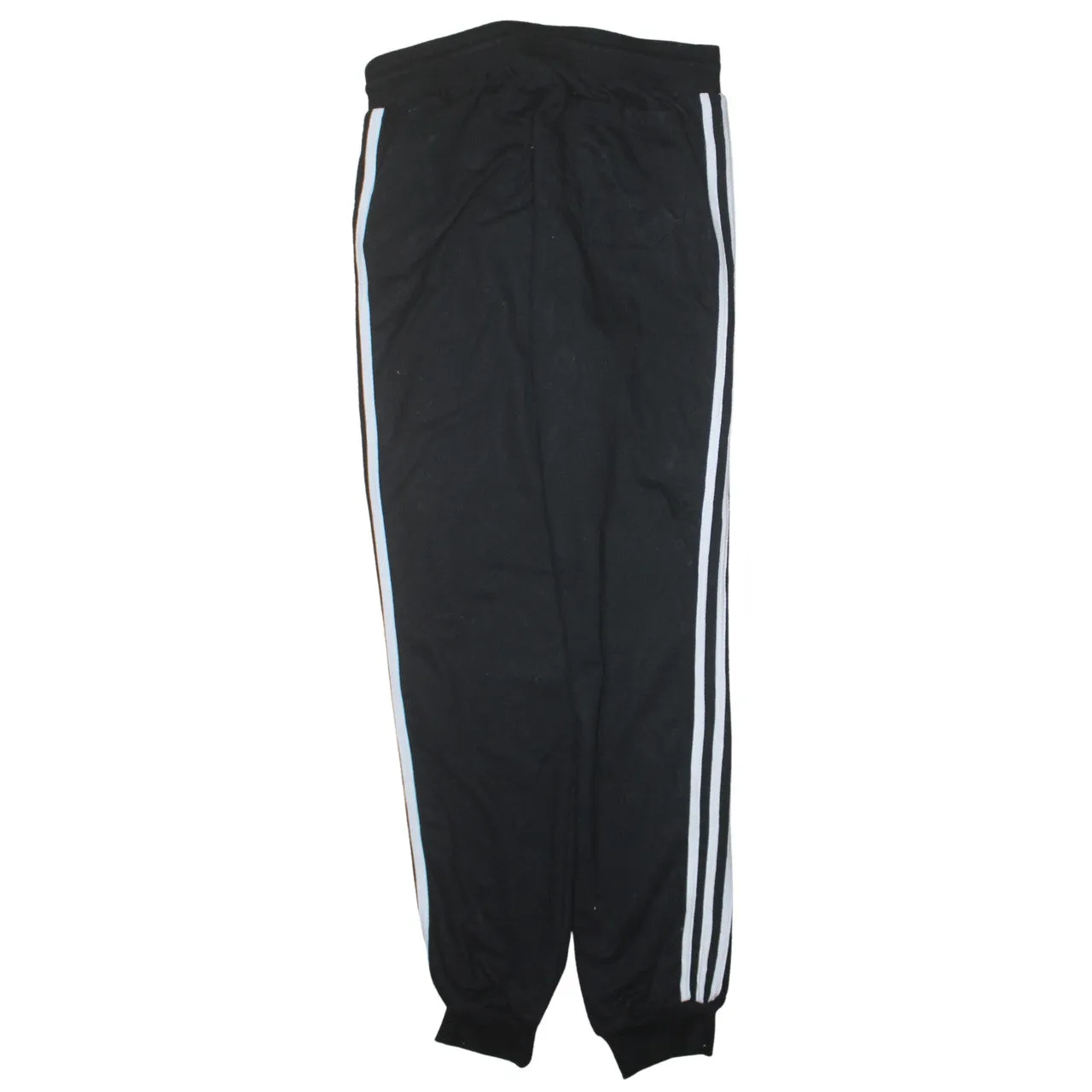 Adidas Black Joggers Men’s 30 Trefoil Embroidered Logo Three Stripe Cuffed Sweatpants sold by Vintage Club product image thumbnail 2
